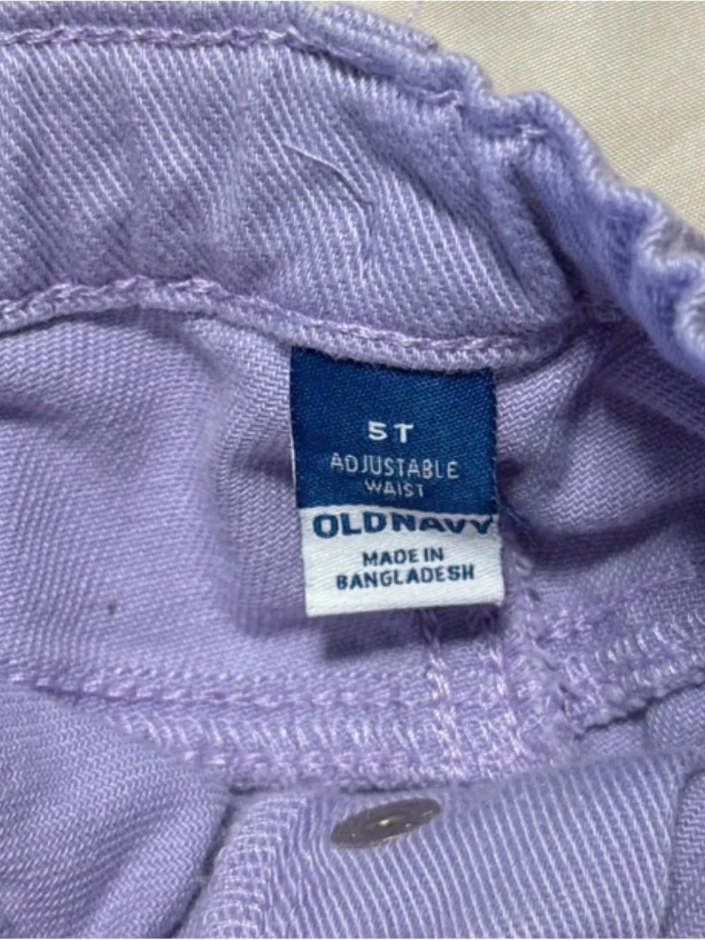 Old Navy Lilac Button-Front Kids Shorts